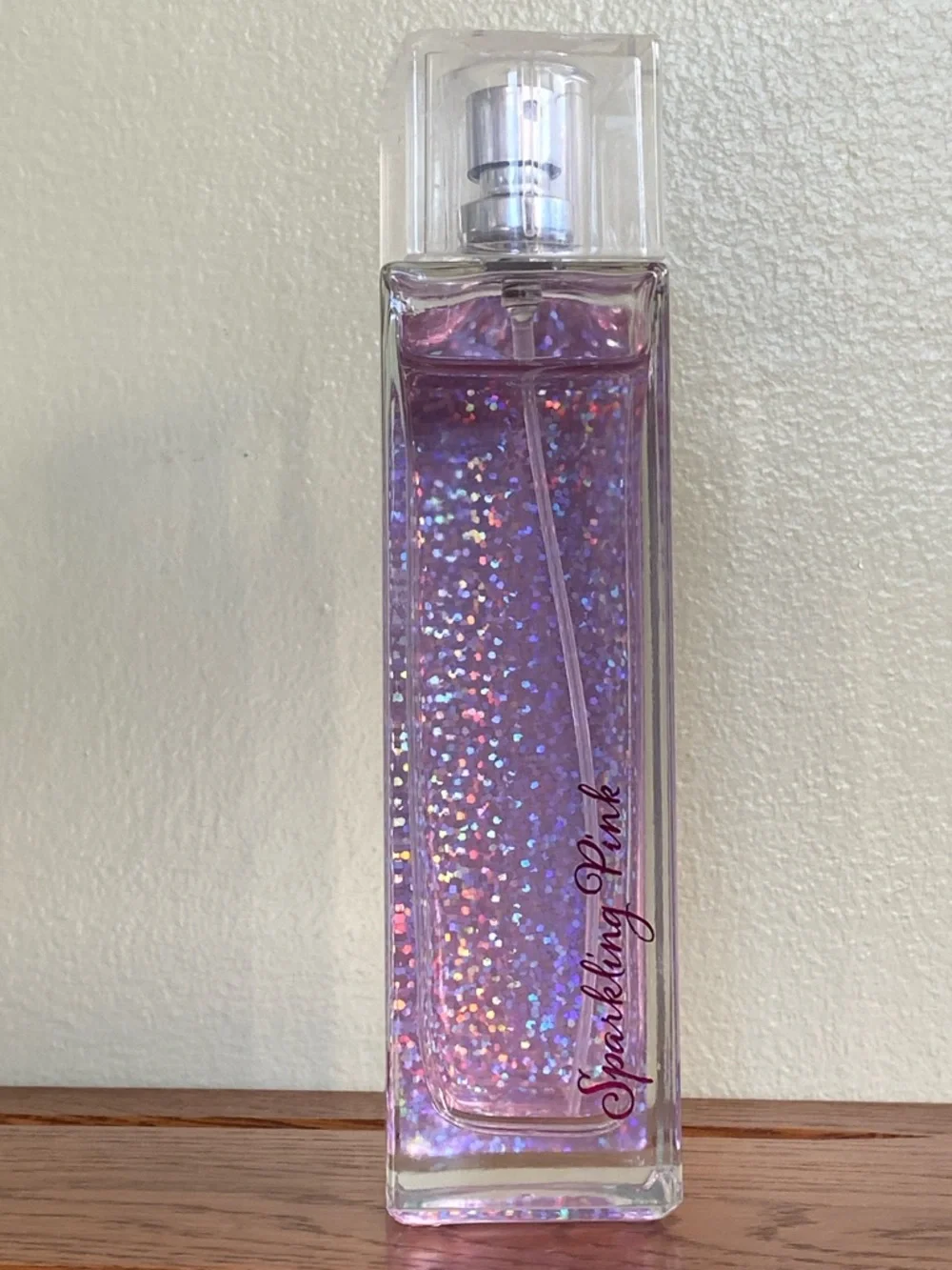 Royal Sparkling Pink Glitter Bottle Sicura